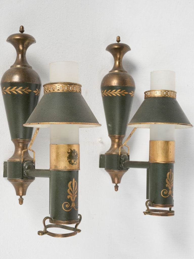 Timeless, Gold-Accented, Metal Sconces