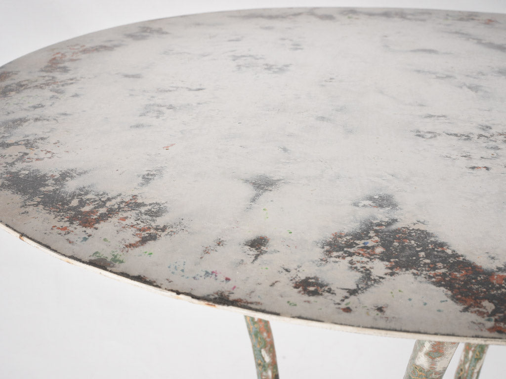 Elegant antique bistro-style table