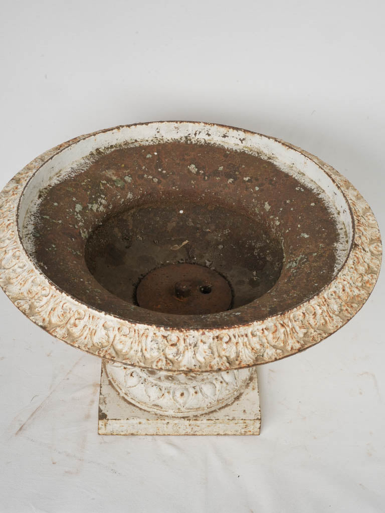 Ornamental historic patio vases