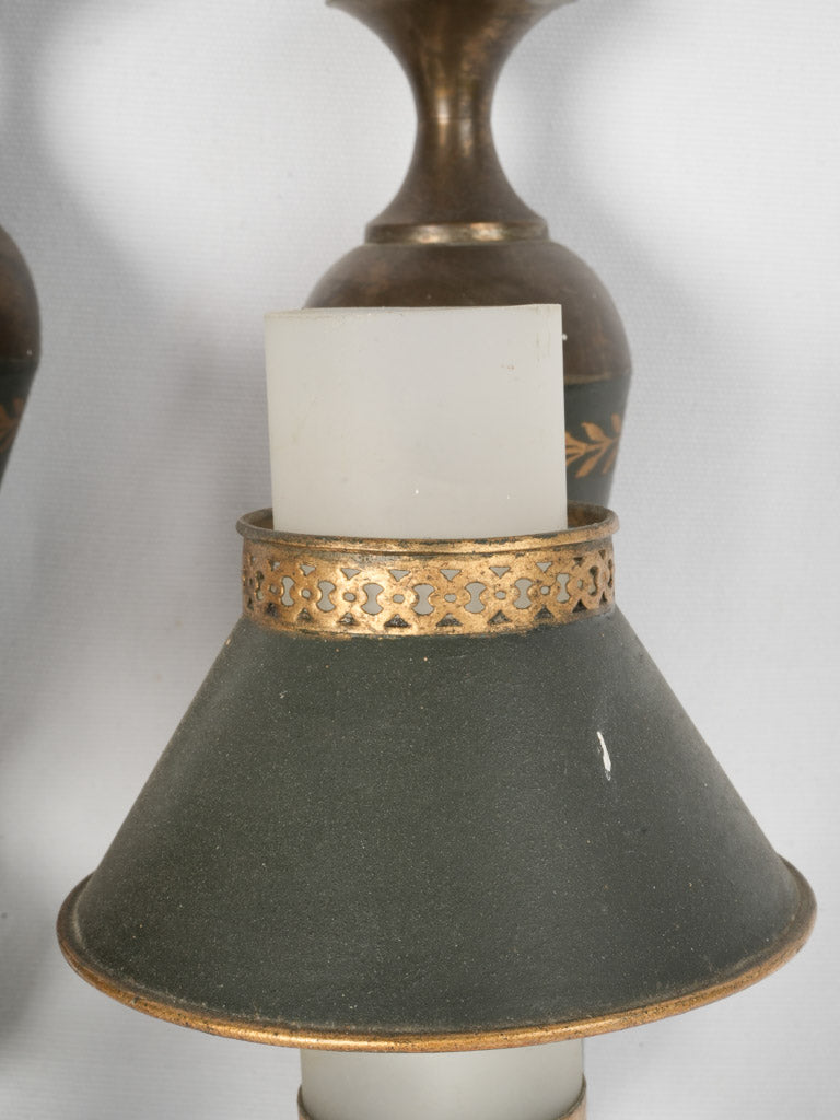 Aged, Classic, Neo-Classical Wall Sconces