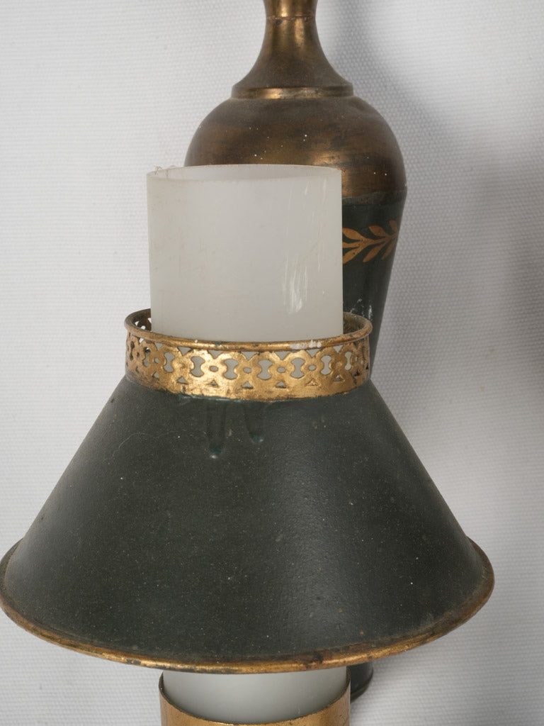 Antique, Ornate, Wall-Mounted Sconces