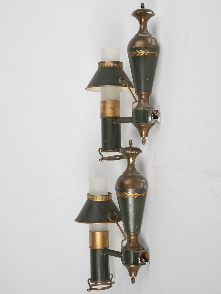 Opulent, Olive Leaf Design, Metal Sconces