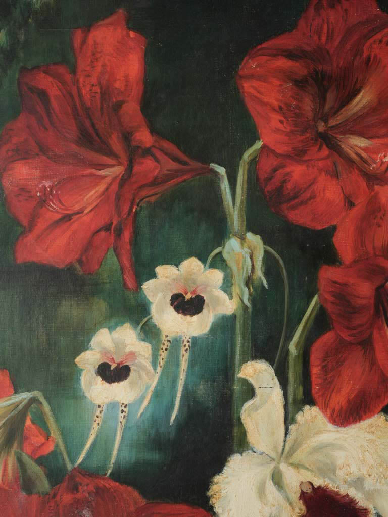 Expressive large-scale decorative canvas