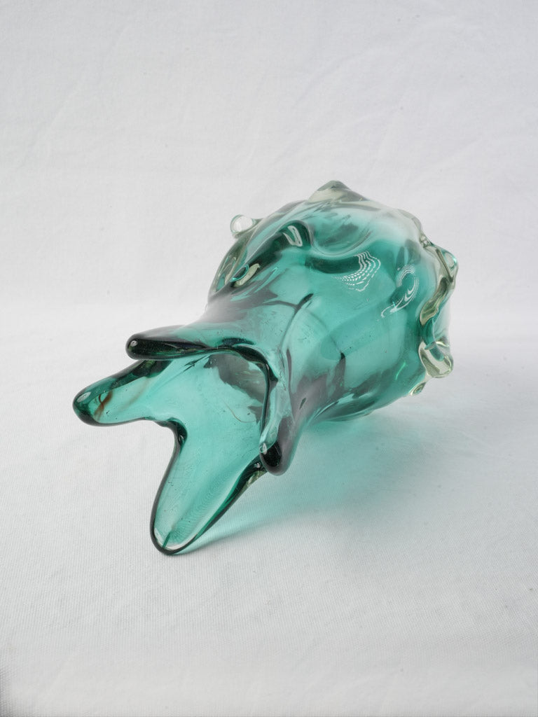 Artistic substantial studio glass vase