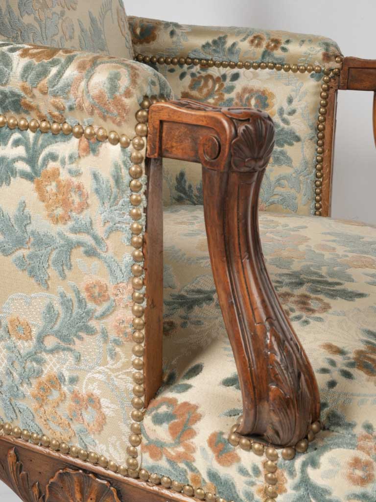 Beautiful Regency era upholstered French armchair