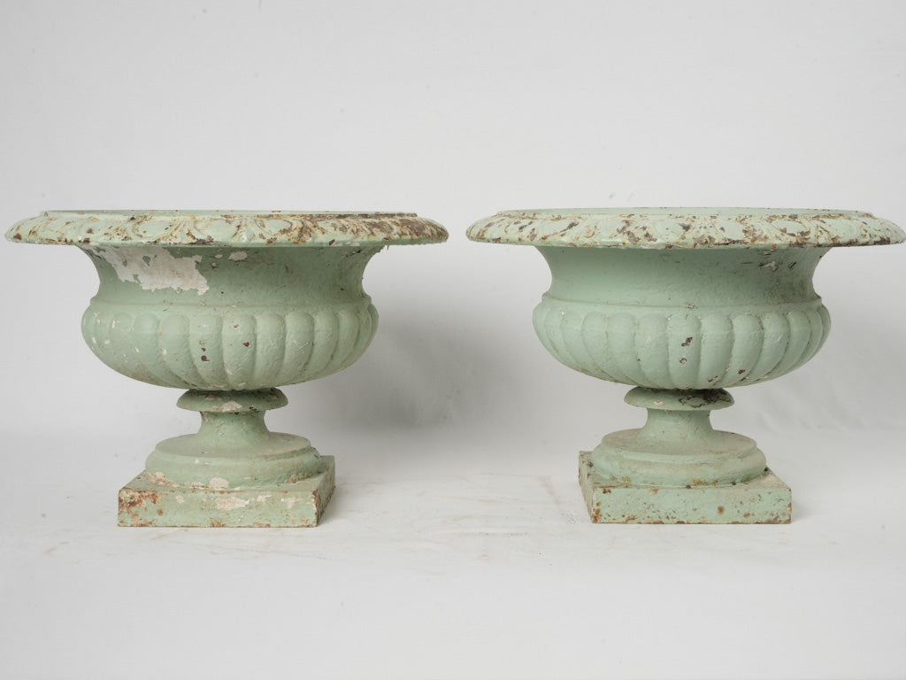 Antique weathered charm outdoor planters