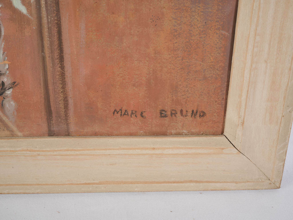 Elegant wooden frame art display