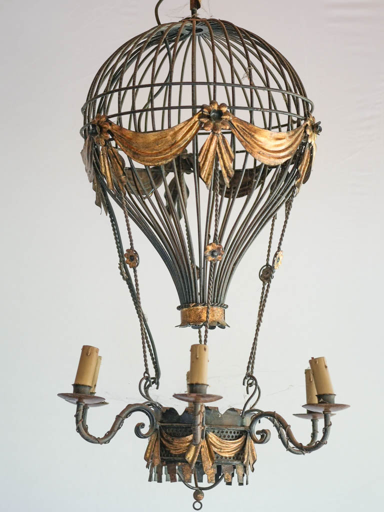 Antique French child's bedroom chandelier