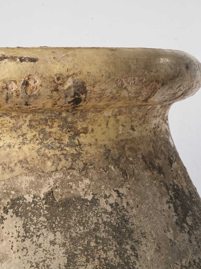 Large rustic decorative terracotta