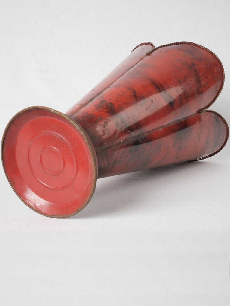 Delightful polychrome metal umbrella stand
