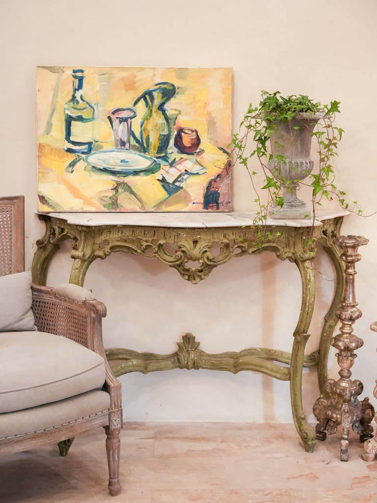 Sunlit still life art