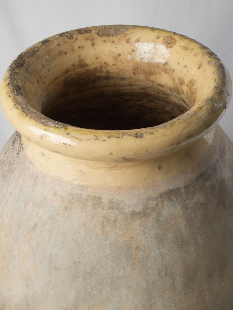Weathered clay decorative planter