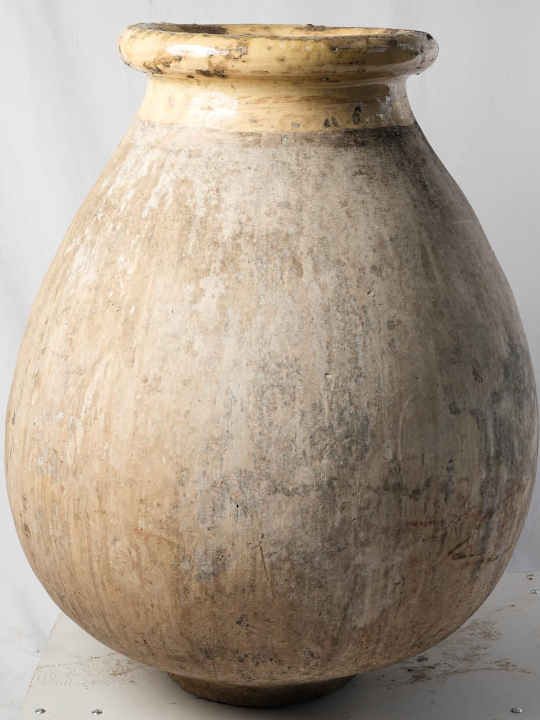 Vintage Provencal grain storage vessel
