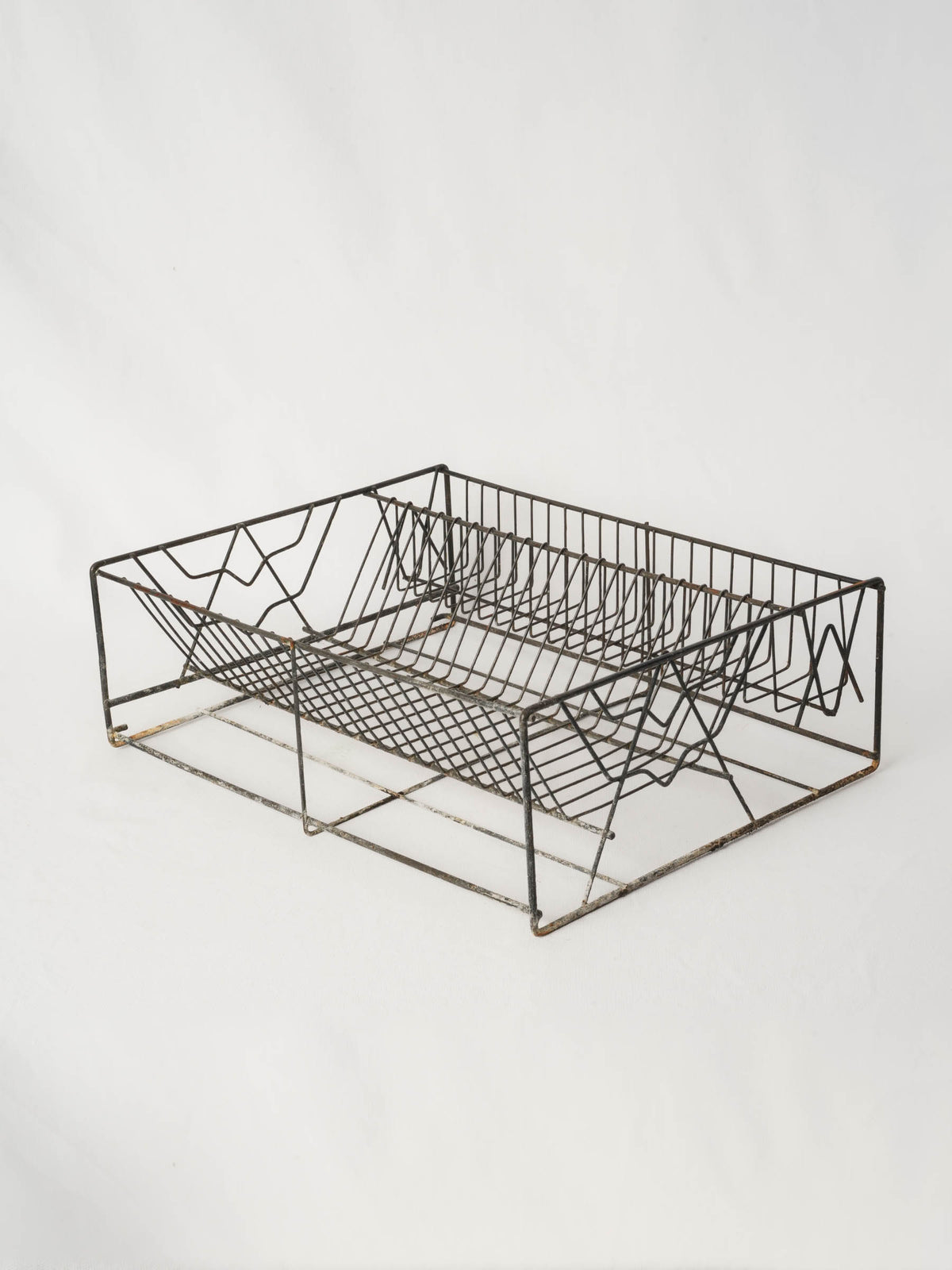 Vintage French Wire Dish Rack