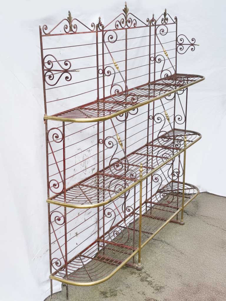 Exquisite antique boulangerie shelf