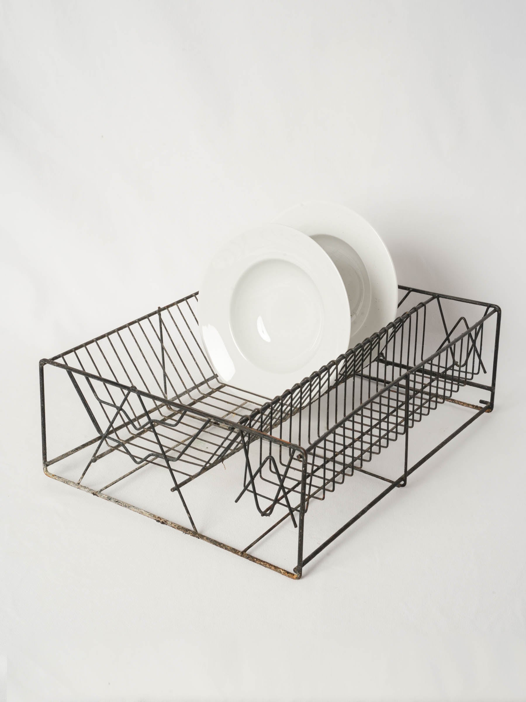 Vintage French Wire Dish Rack