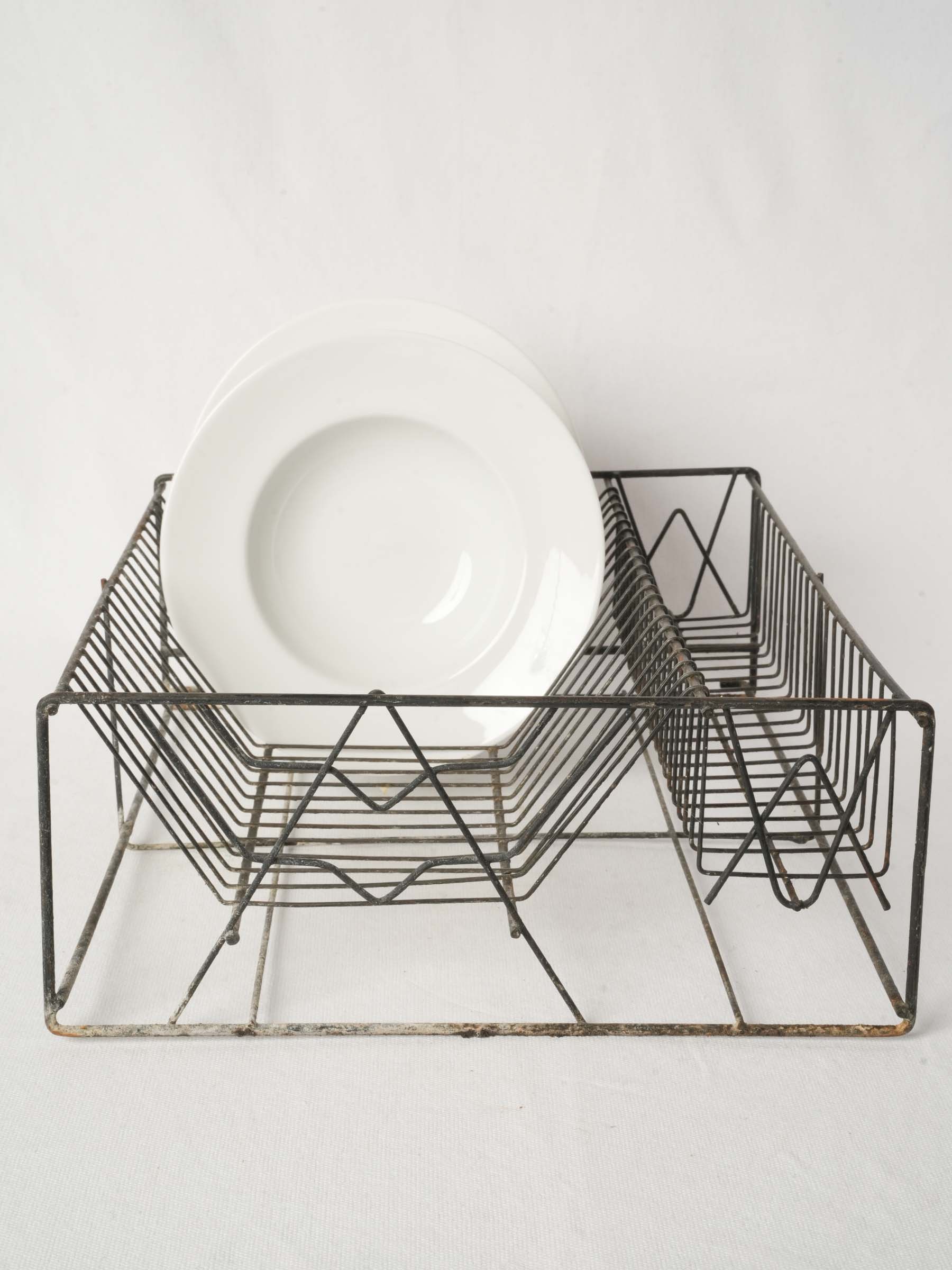 Vintage French Wire Dish Rack