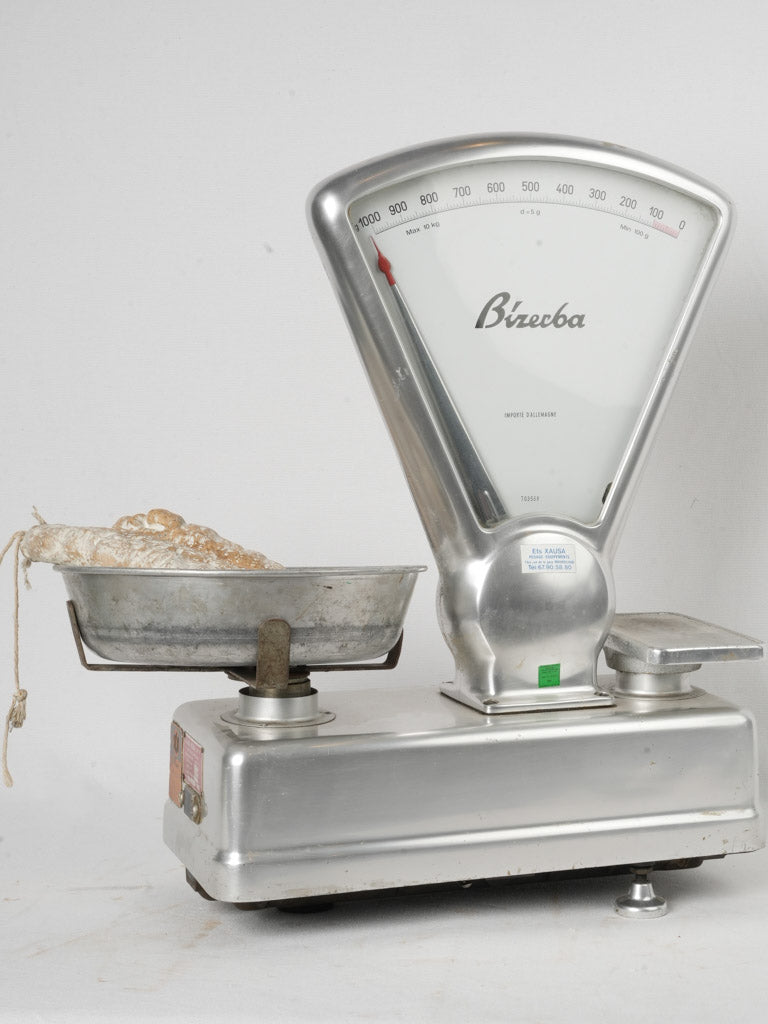 Vintage aluminum 1960s trade scale