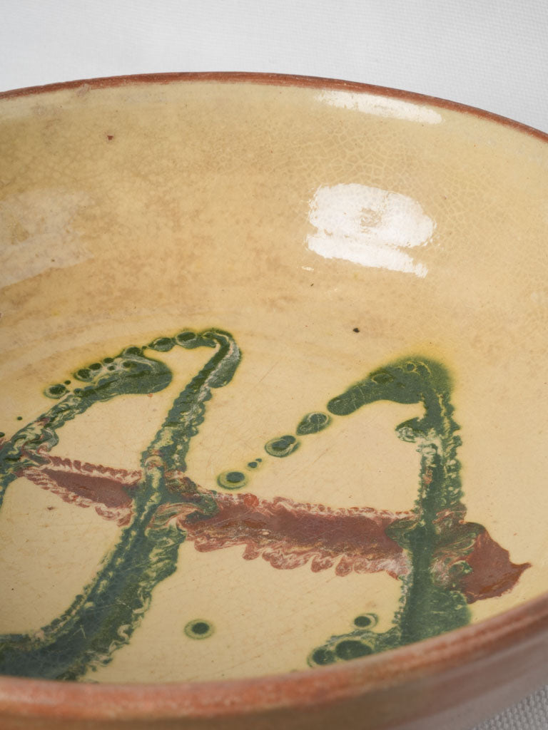 Charming splattered terracotta nesting bowls