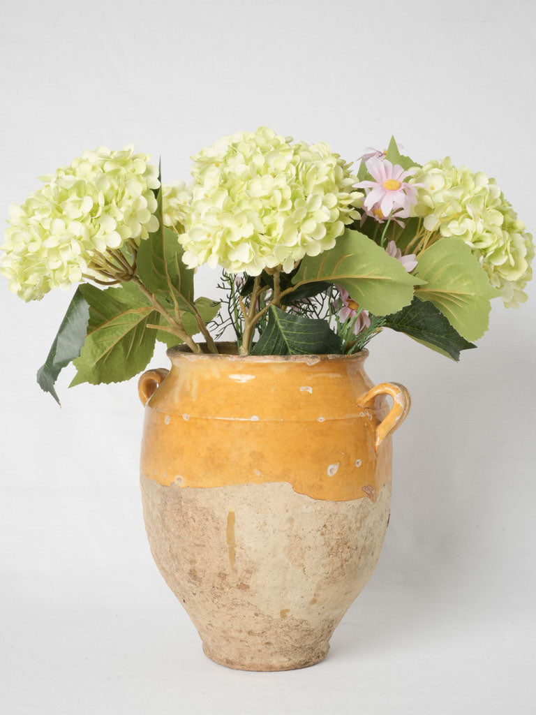 Charming vintage glazed confit vessel