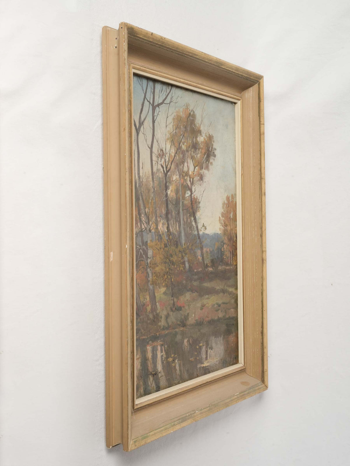 Autumn Landscape w/ River Dated 1889 - 28¼" x 21¾"