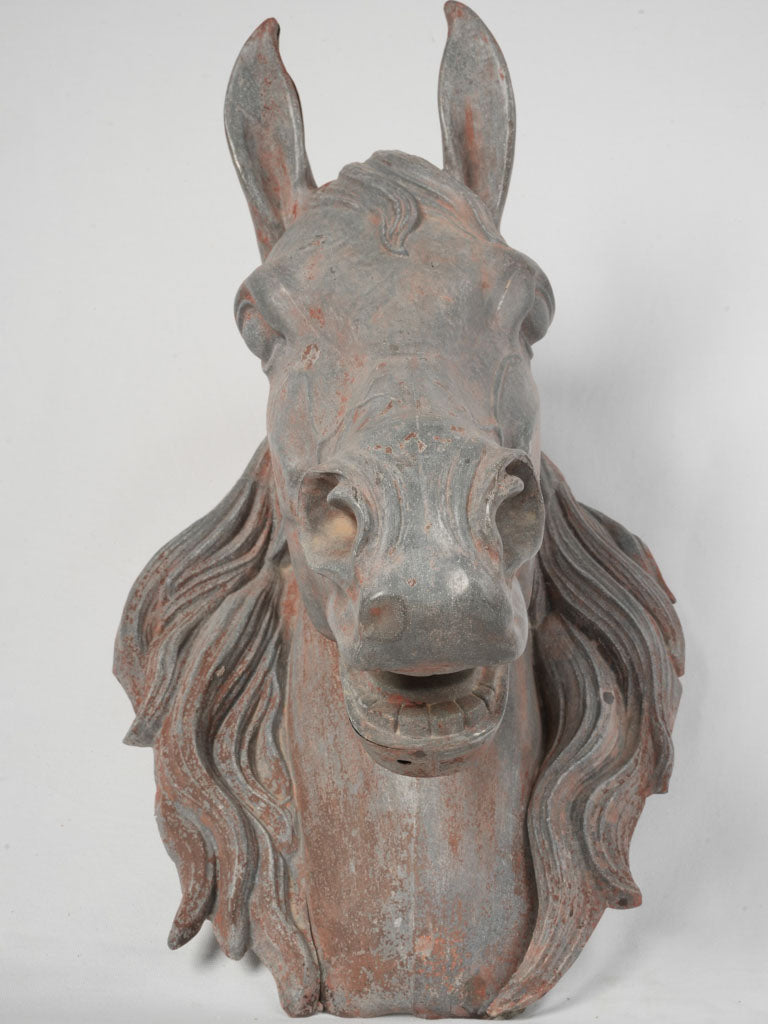 Historical, Authentic, Zinc Horse Head Sign