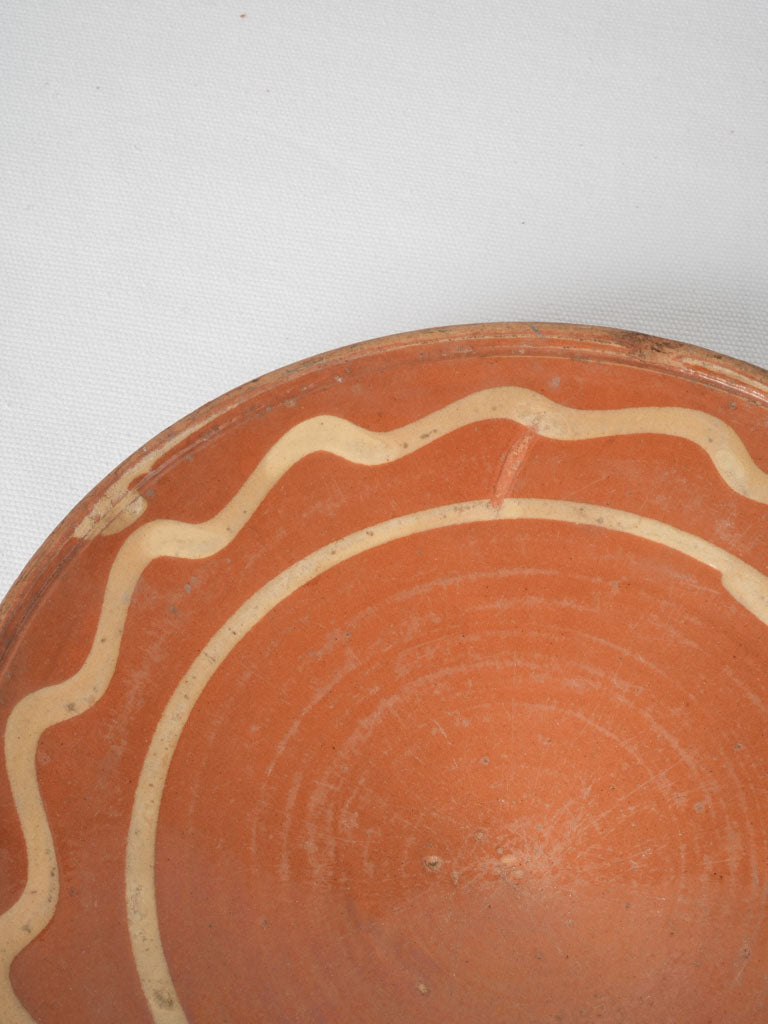 19th century omelette turning plate