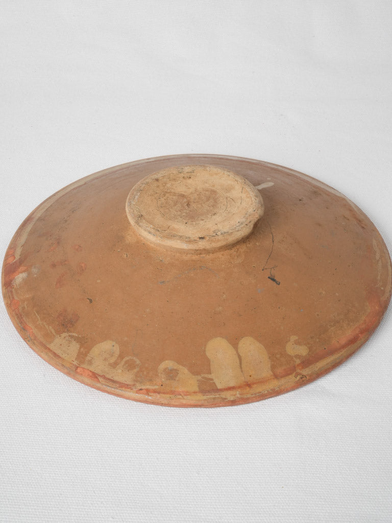 Traditional decorative terracotta dish