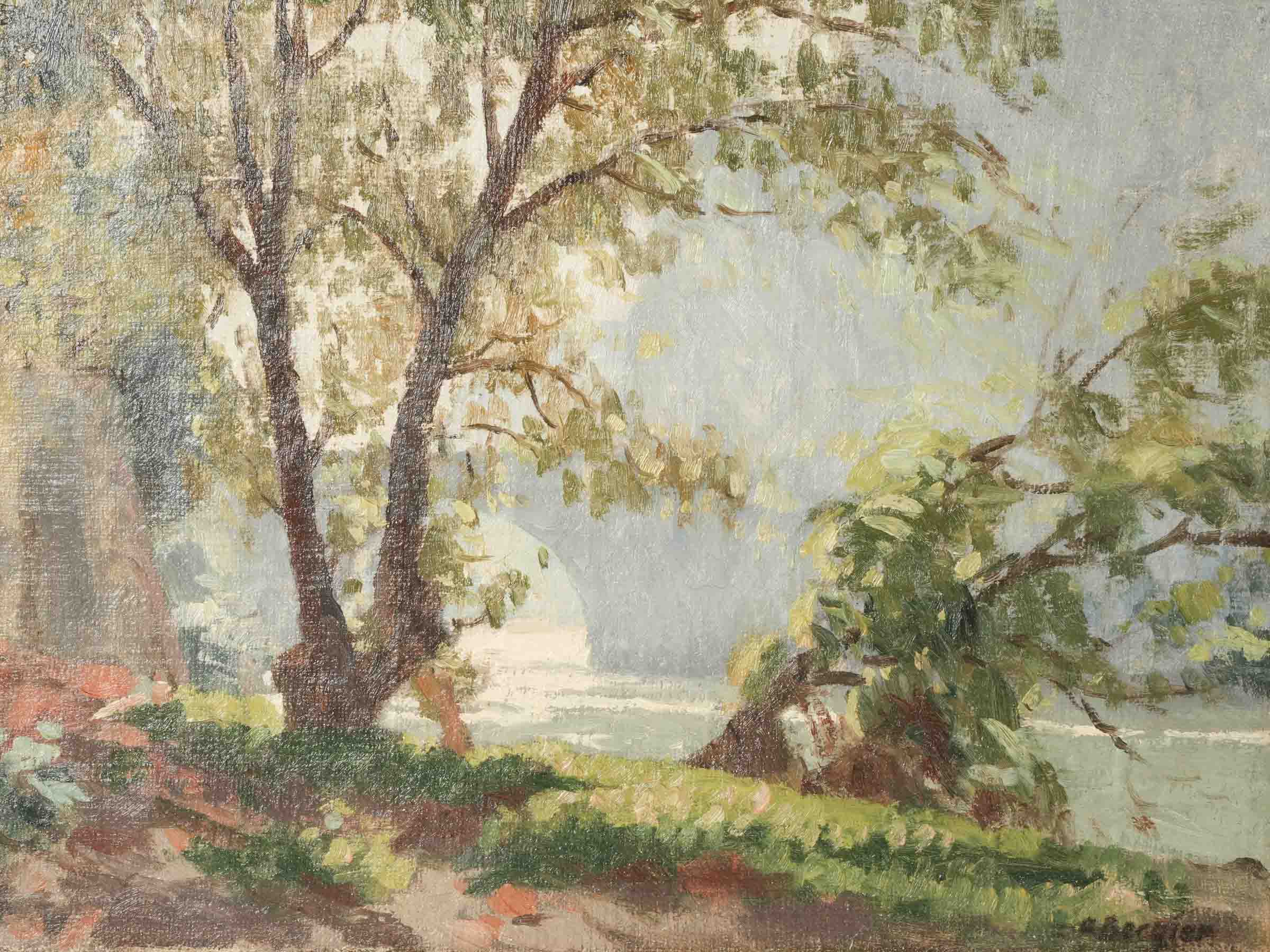 The Roman Bridge at Vaison-la-Romaine by A. Bergier (1881–1971) - 18½" x 25½"
