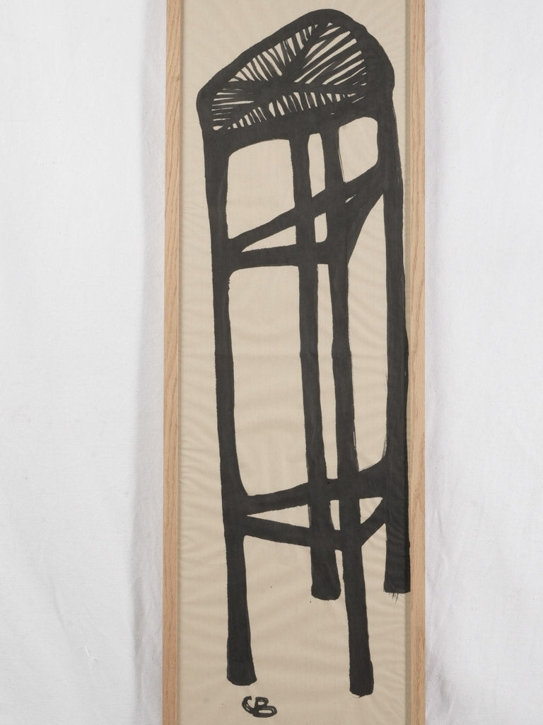 Provencal modern framed painting