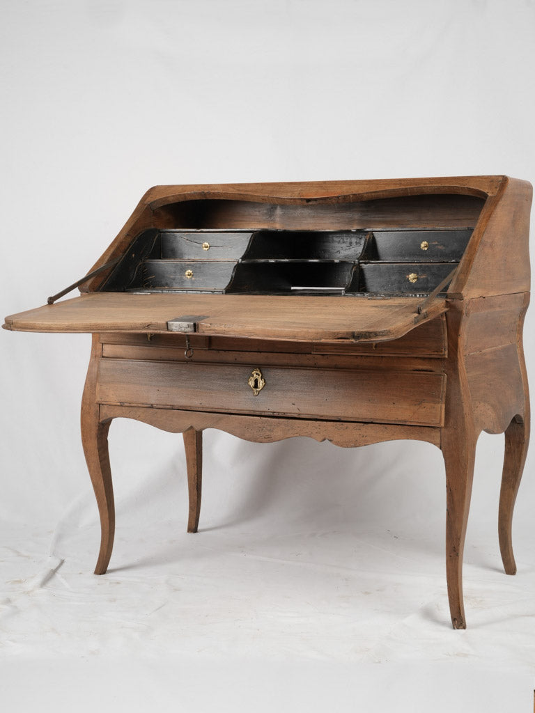 Louis XV walnut secretary desk 37¾