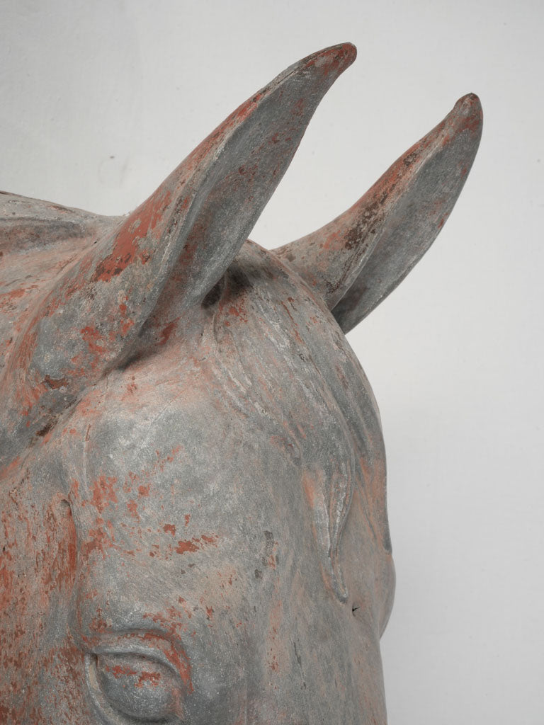Exceptional, Detailed, Zinc Horse Butcher Sign