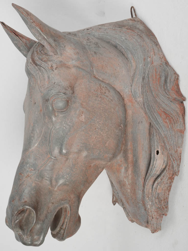 Antique, Well-Crafted, Horse Head Boucherie Sign