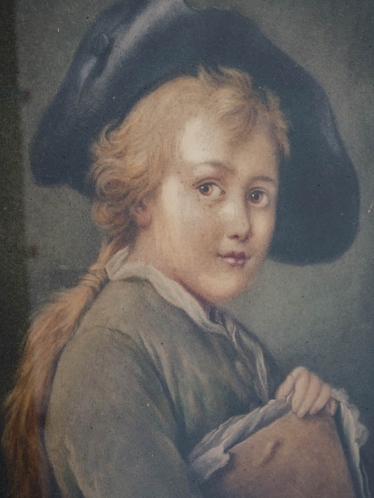 Elegant vintage children's portrait decor