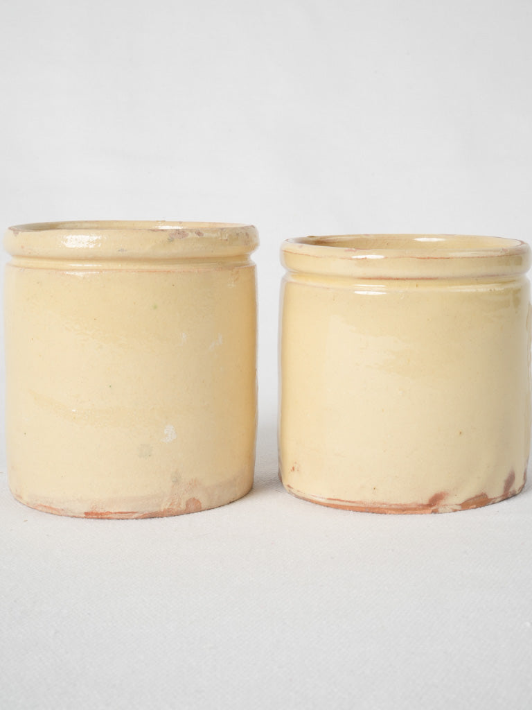 Rustic traditional French salt cellars