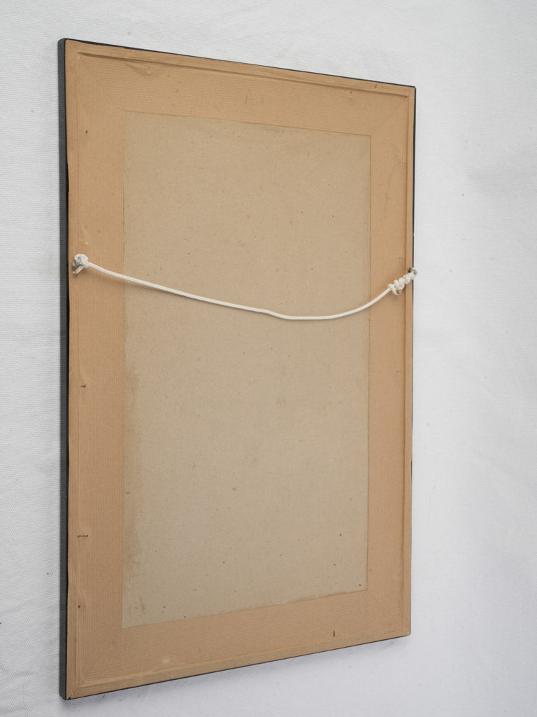 Aged warm-toned art print