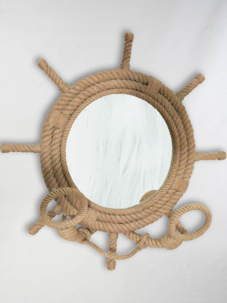 Natural fiber rope mirror set