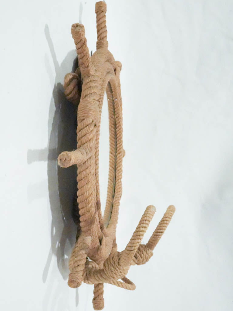 French modernist rope mirror duo