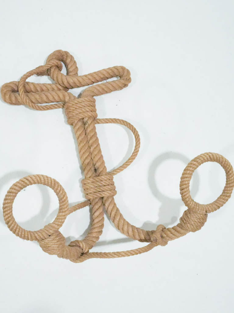 Organic tone rope mirror pair