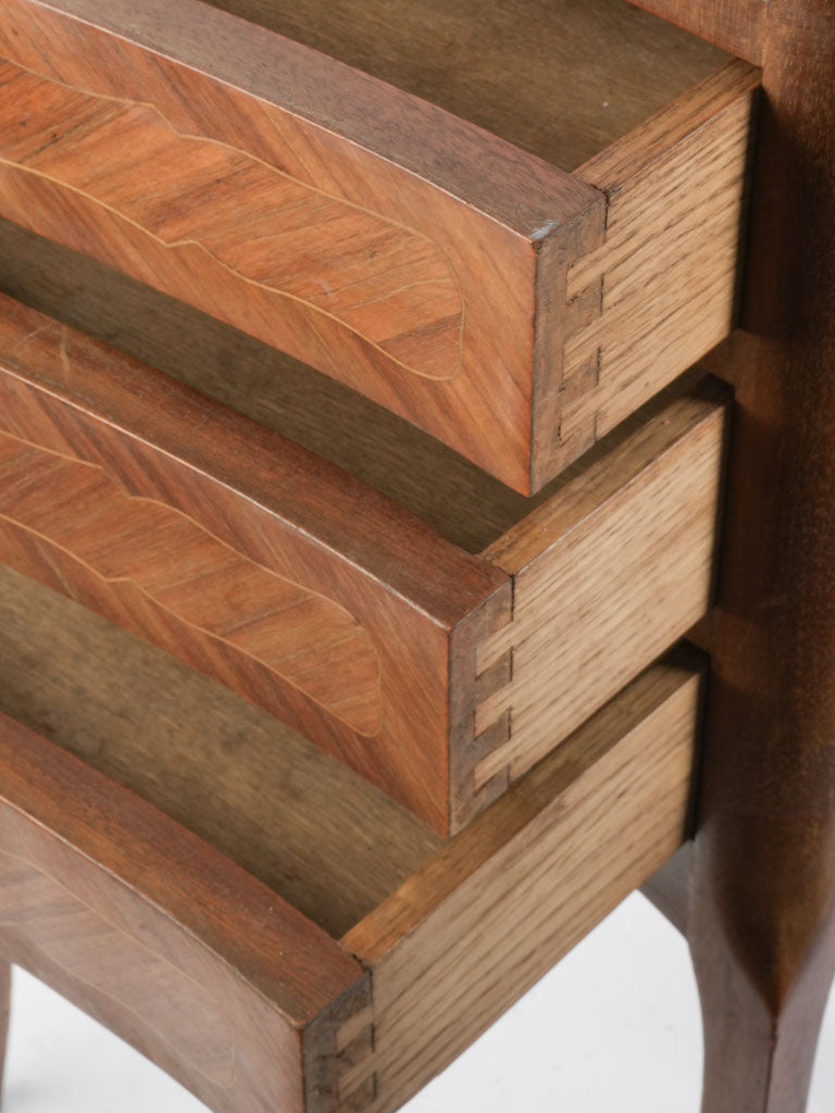 Subtle age-related wear side table