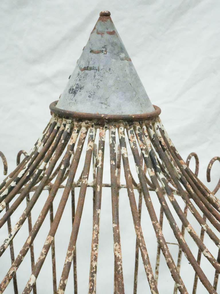 Twentieth-century conical roof birdcage