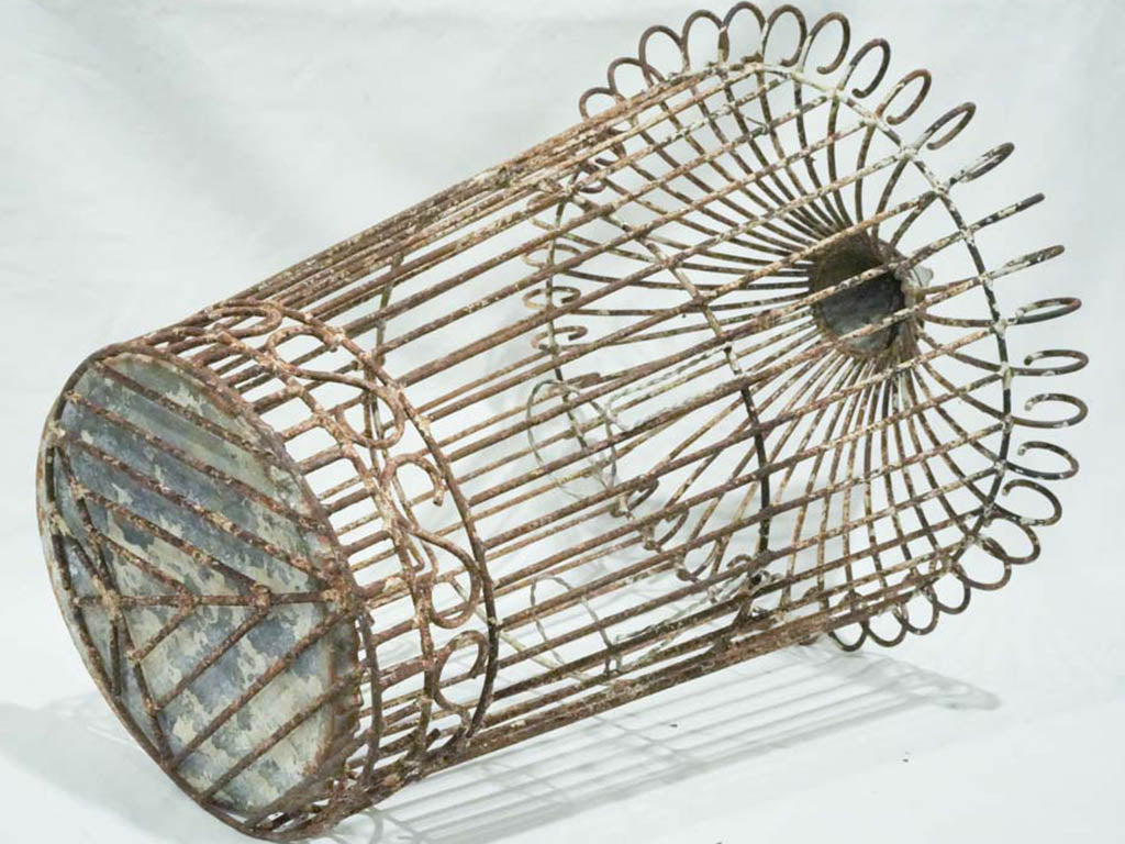 Romantic weathered finish French cage