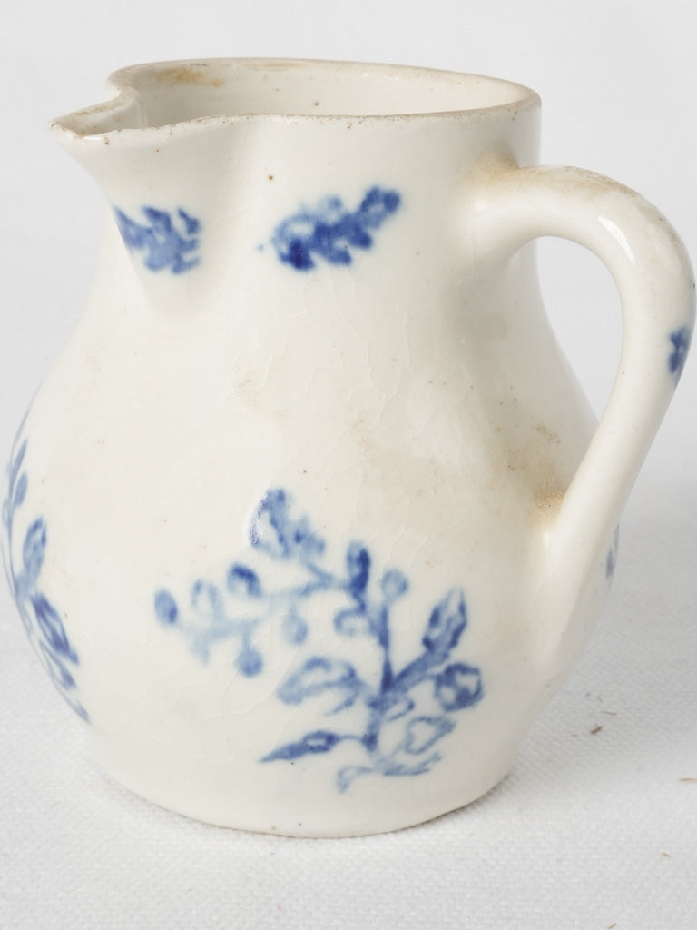 Charming antique French porcelain creamer pitcher