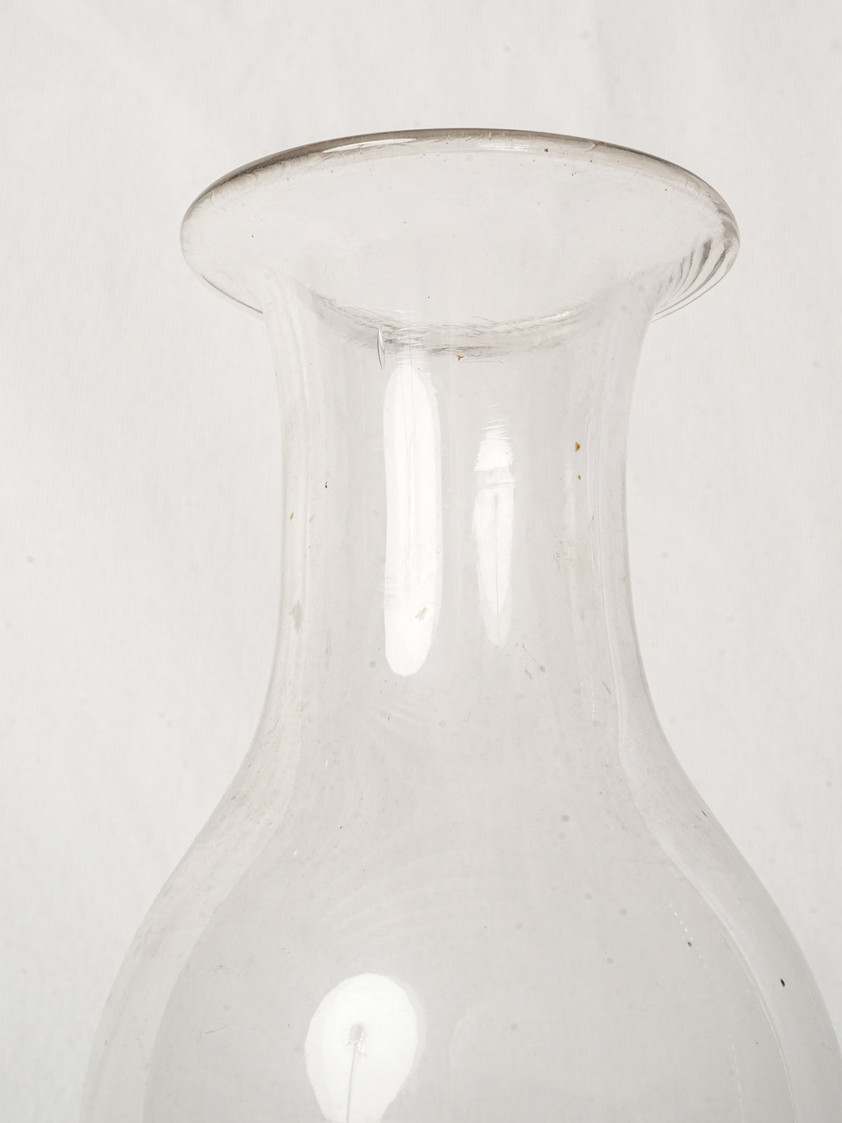 Vintage French Blown Glass Carafe 12¼"
