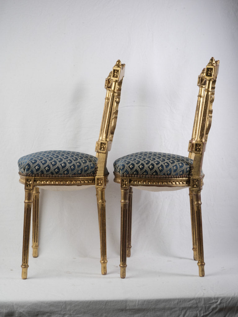 Elegant Louis XVI-inspired chairs