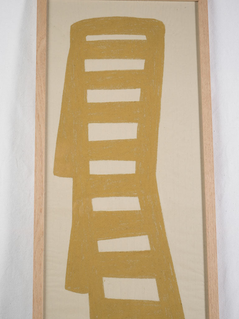 Elegant framed contemporary composition