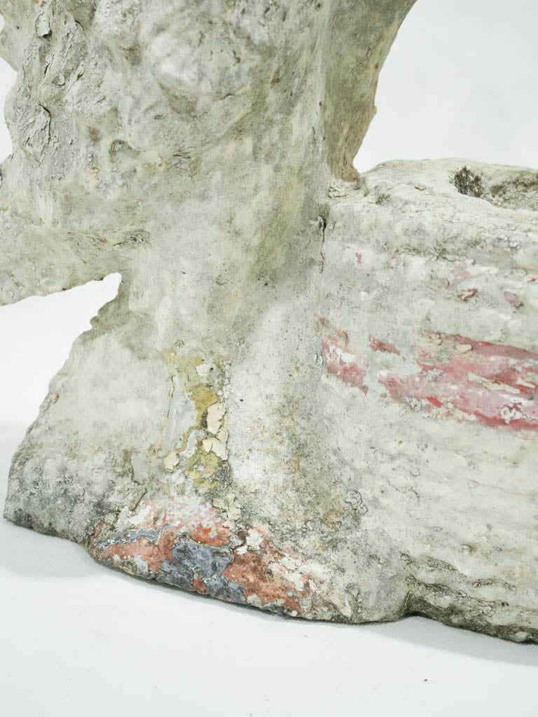 Chalky off-white rooster basins