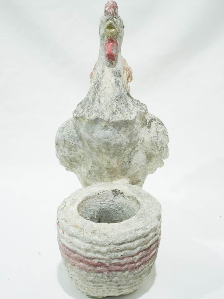 Sun-washed yellow basket planters