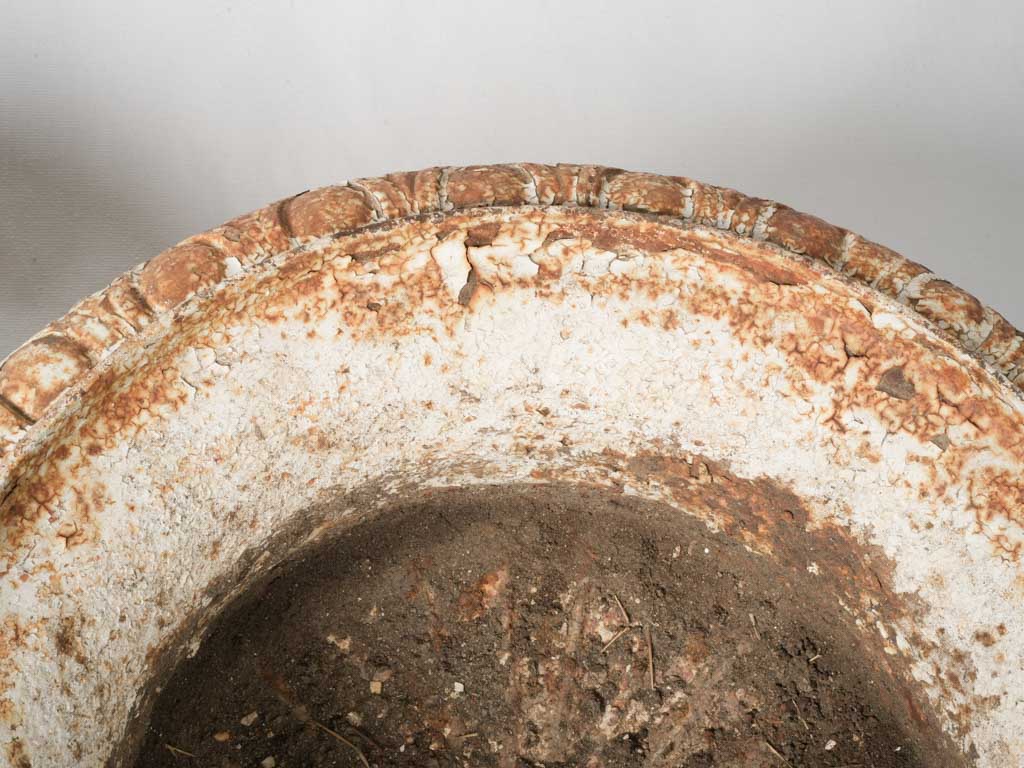 Rustic early 1900s garden vases