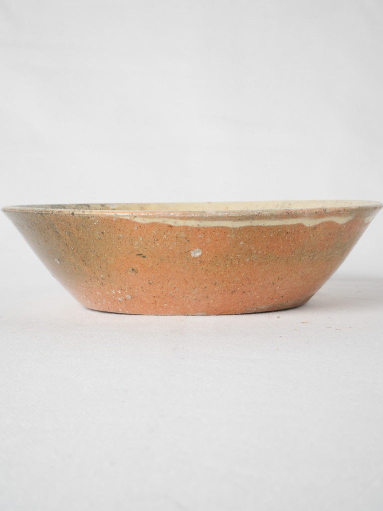 Pale Yellow Glazed Antique Pottery